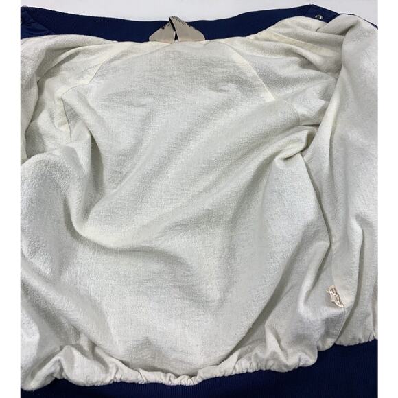 Vintage Wedgefield Jacket Mens Small S Blue Bomber Nylon Snap Up Varsity - Picture 13 of 14